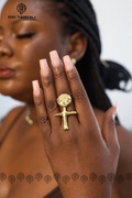 BAGUE MOTIF POUPEE ASHANTI