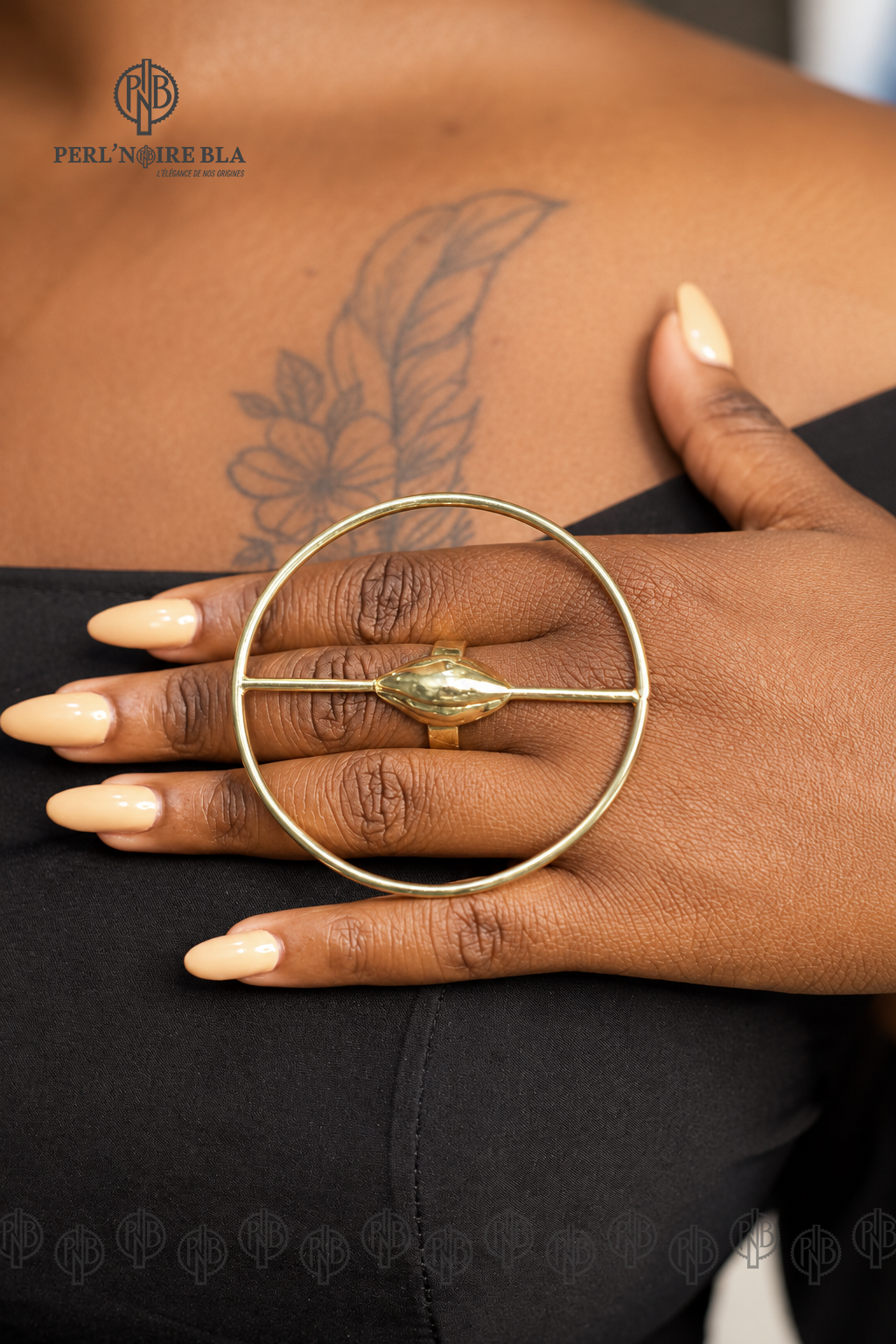 BAGUE RONDE CACAO