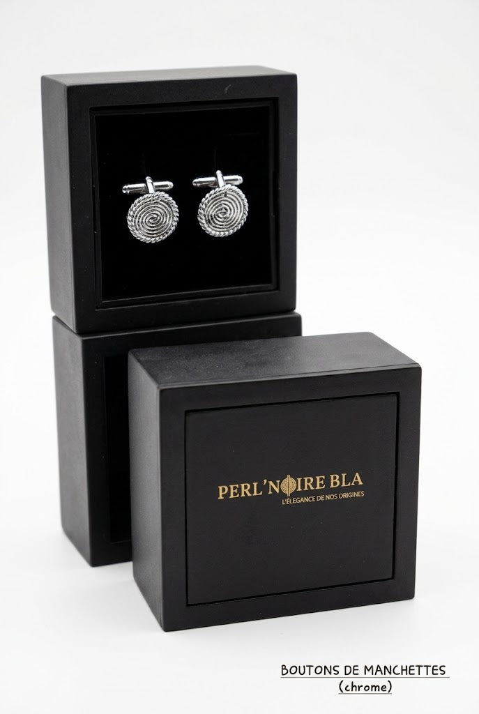 Boutons de Manchette en chrome