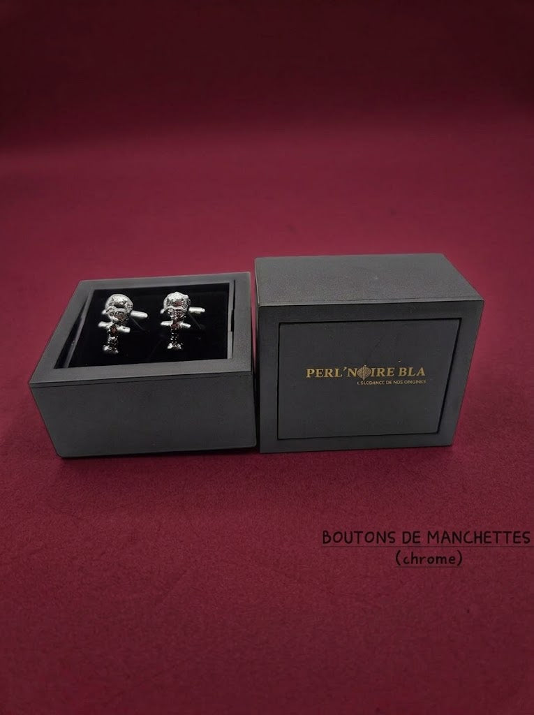 Boutons de Manchette en chrome