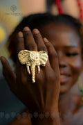 BAGUE MOTIF ELEPHANT