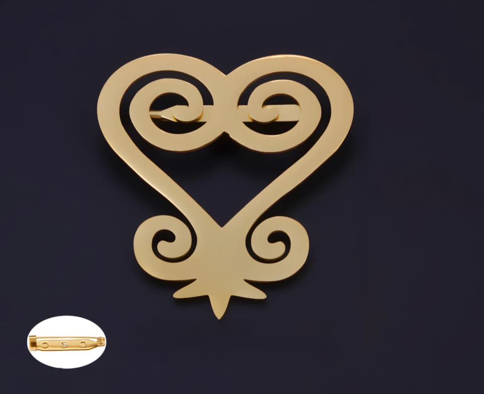 GRANDE BROCHE SANKOFA