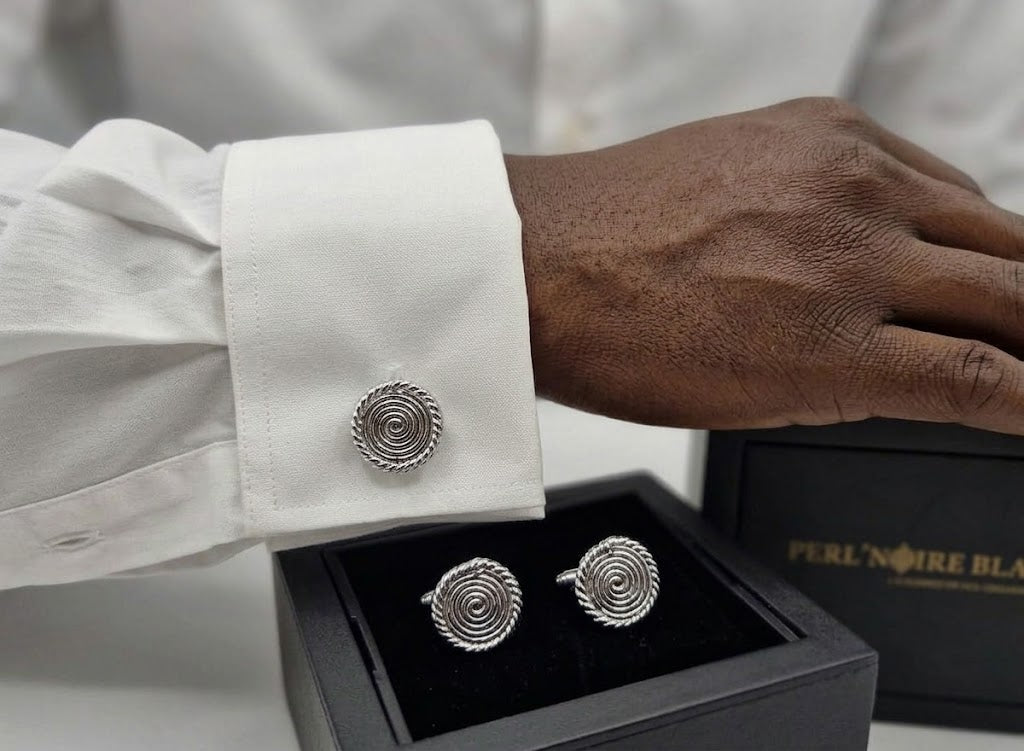 Boutons de Manchette en chrome